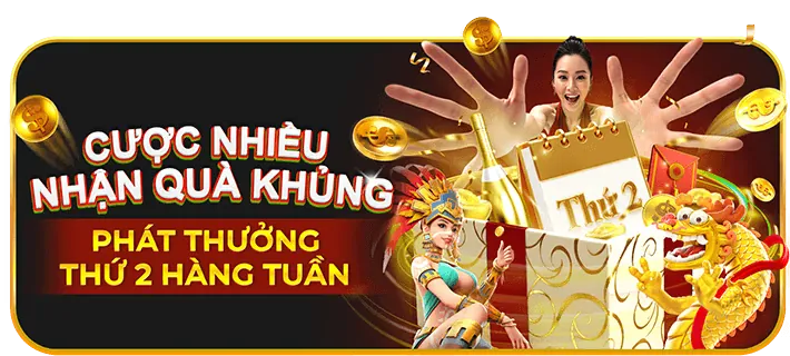 Hoàn trả hàng tuần bet188 win